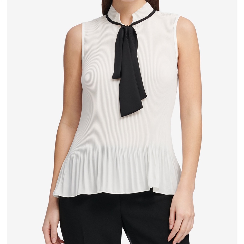 DKNY's sailor-tie blouse